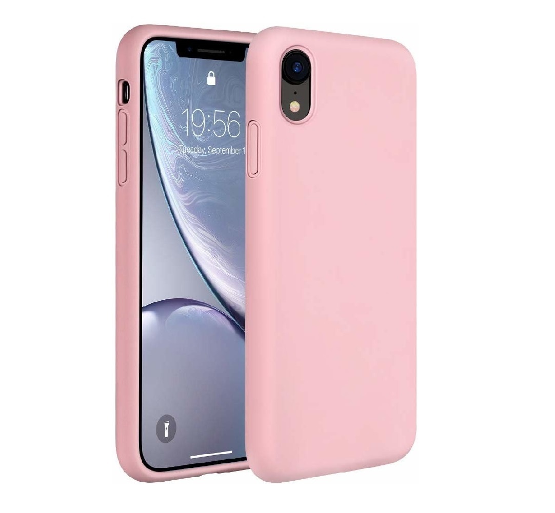Silicone case iPhone Xr (roze) PhoneFactory