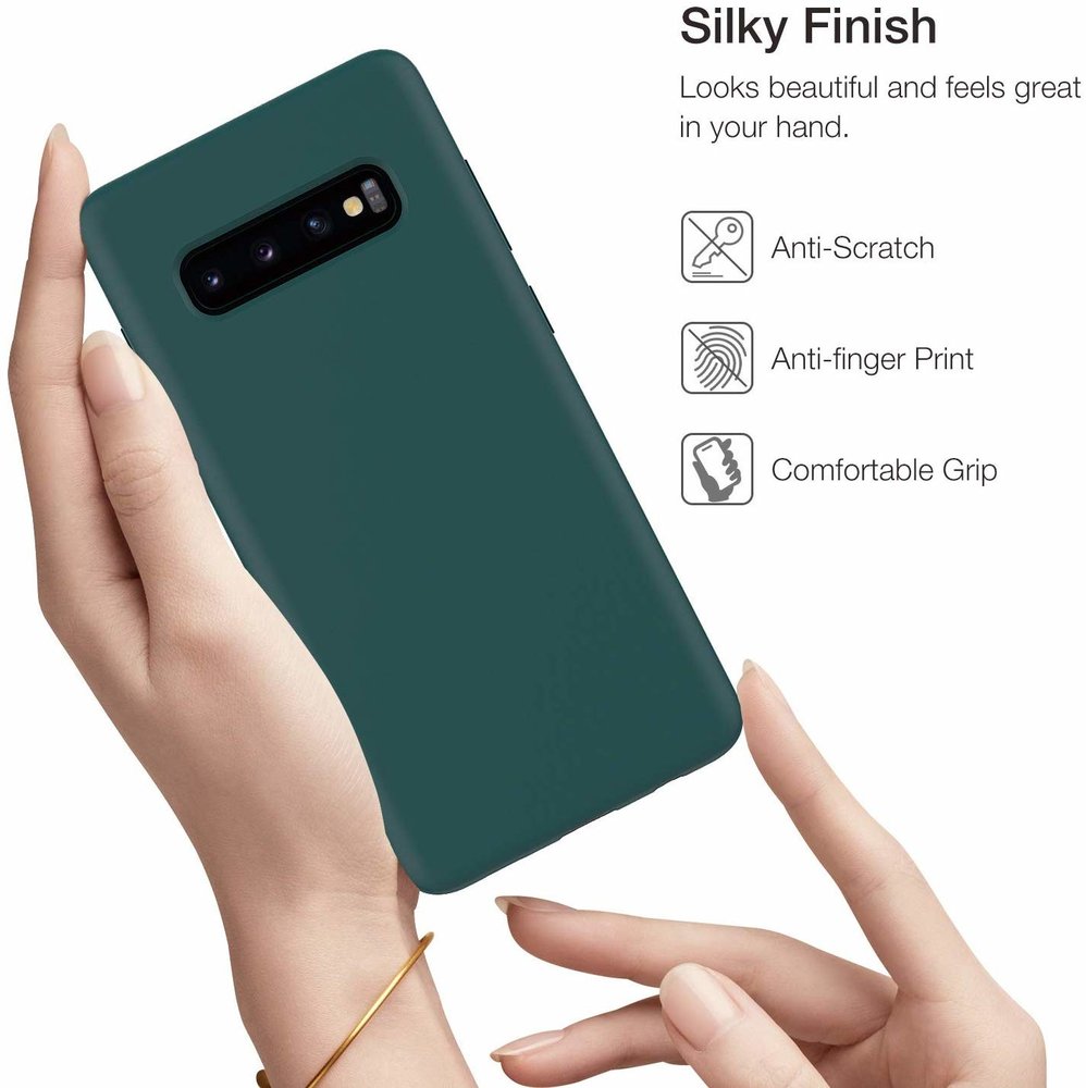 ShieldCase® Shieldcase Silicone case Samsung Galaxy S10 (groen)