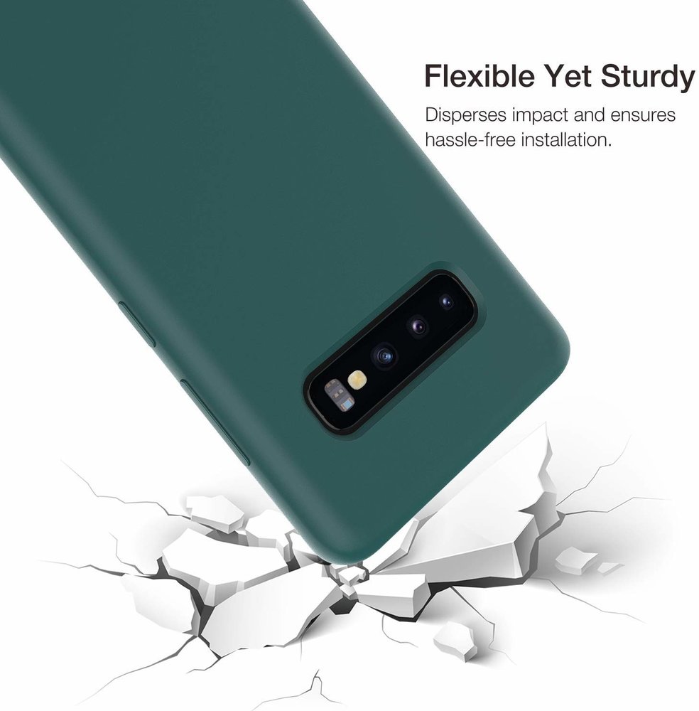 ShieldCase® Shieldcase Silicone case Samsung Galaxy S10 (groen)