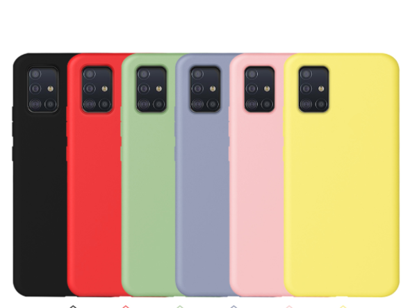 ShieldCase® Shieldcase silicone case Samsung Galaxy A71 (donkergroen)