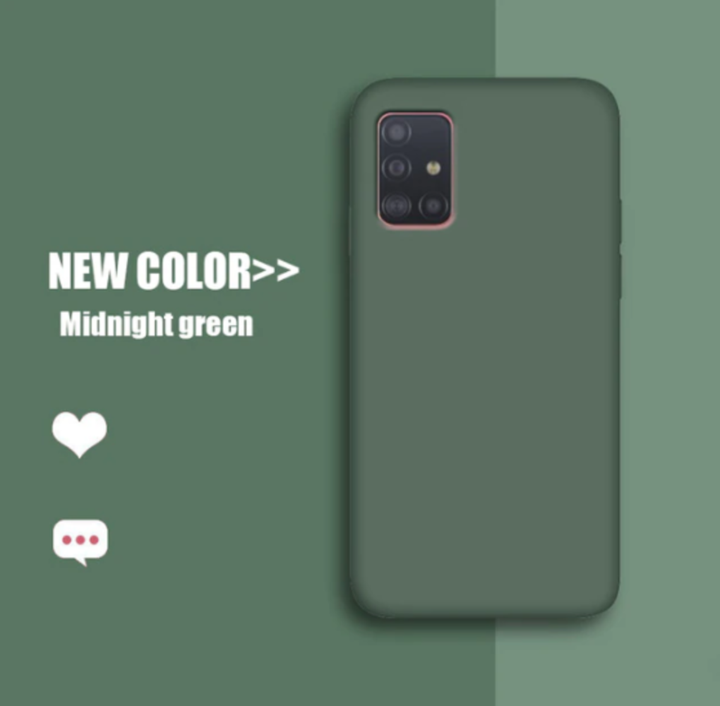 ShieldCase® Shieldcase siliconen hoesje Samsung Galaxy A51 (donkergroen)