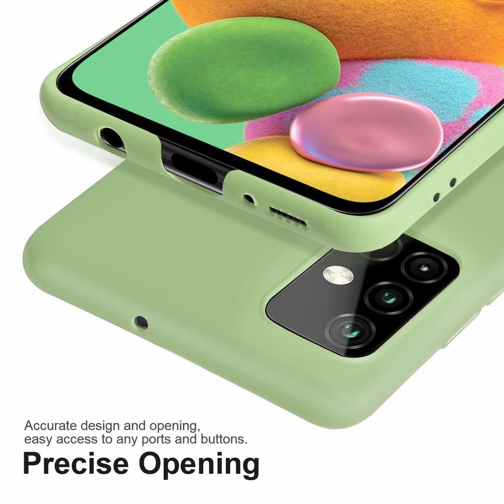 ShieldCase® Shieldcase siliconen hoesje Samsung Galaxy A51 (lichtgroen)