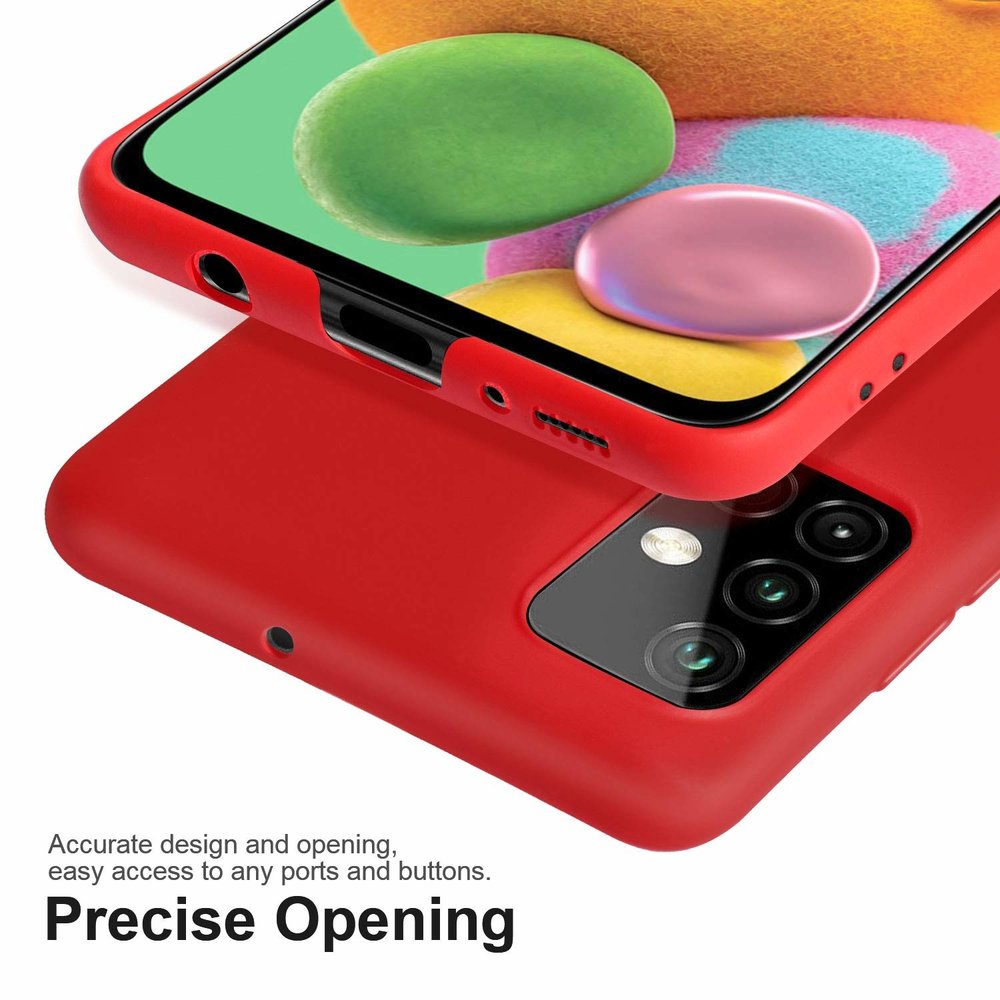 ShieldCase® Shieldcase  siliconen hoesje Samsung Galaxy A51 (rood)