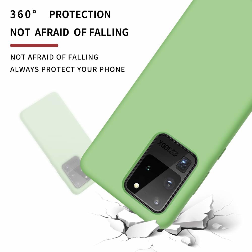 ShieldCase® Shieldcase siliconen hoesje Samsung Galaxy S20 Ultra (lichtgroen)
