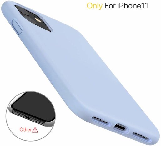 ShieldCase® ShieldCase Silicone case iPhone 11 (paars)