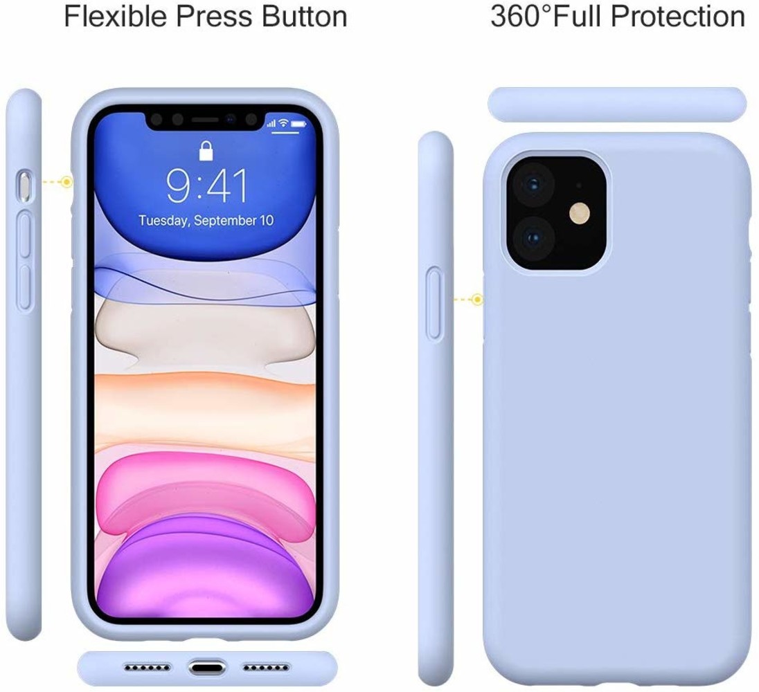 ShieldCase® ShieldCase Silicone case iPhone 11 (paars)