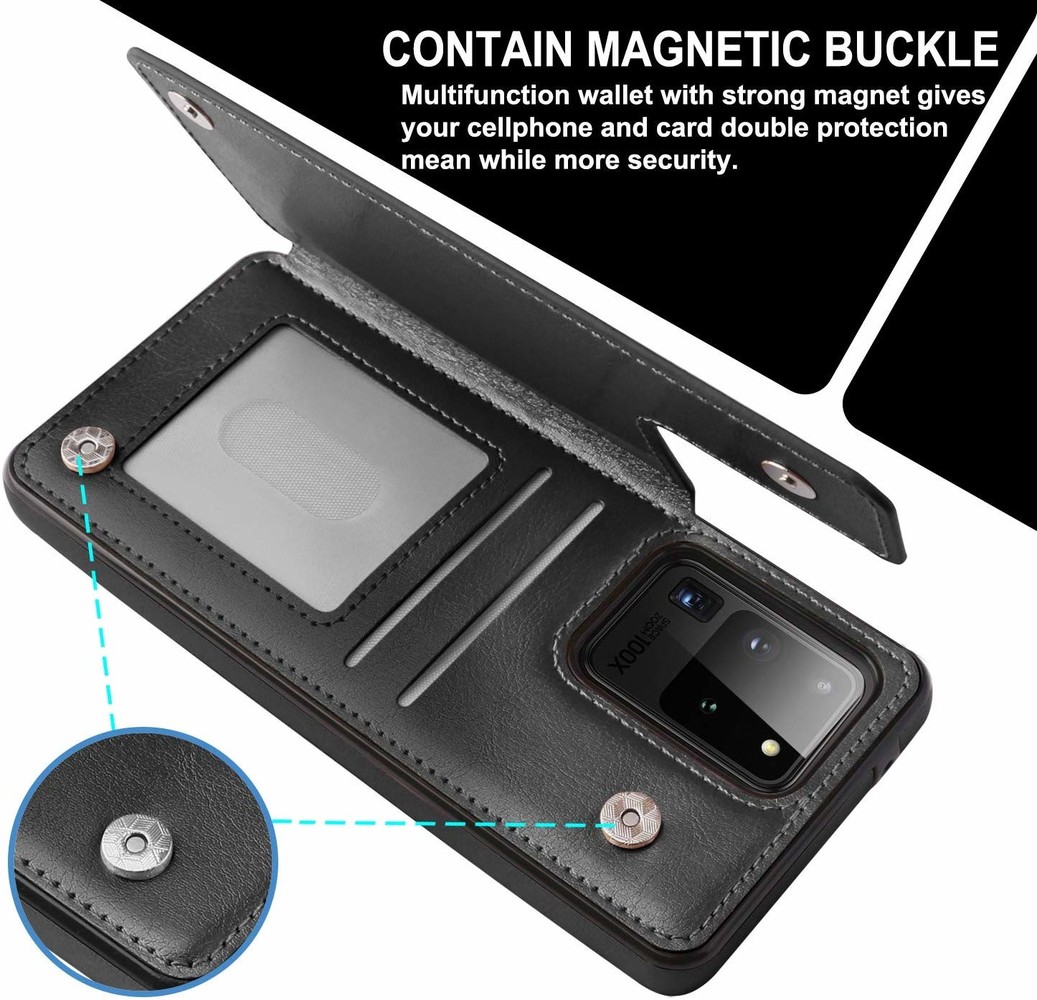 ShieldCase® ShieldCase Wallet Case Samsung Galaxy S20 Ultra (zwart) ShieldCase® ShieldCase Wallet Case Samsung Galaxy S20 Ultra (zwart)