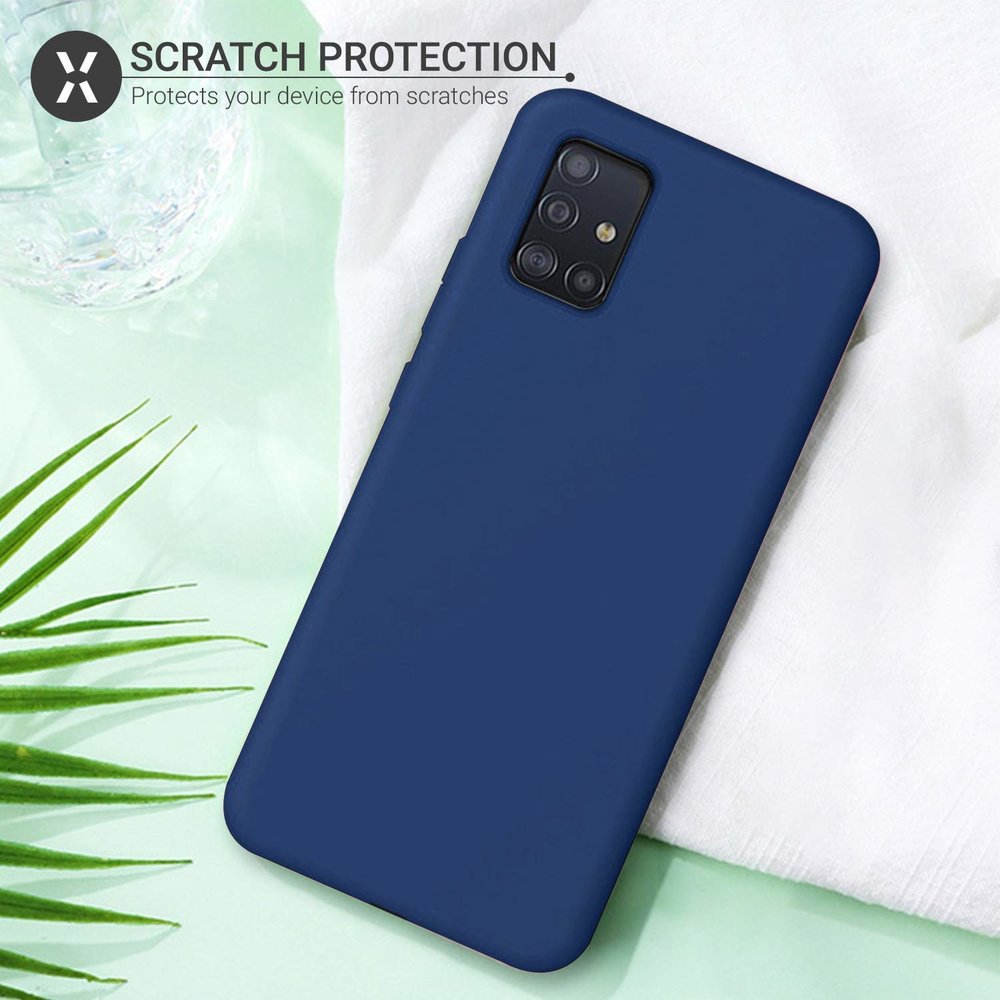 ShieldCase® Shieldcase siliconen hoesje Samsung Galaxy A51 (blauw)