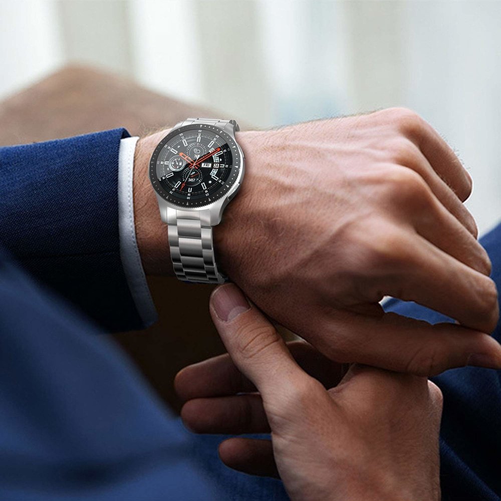 Samsung Gear S3 stalen band (zilver) Samsung Gear S3 stalen band (zilver)