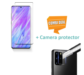 ShieldCase® Tempered Glass Screenprotector + camera glass Samsung Galaxy S20 Plus ShieldCase® Tempered Glass Screenprotector + camera glass Samsung Galaxy S20 Plus