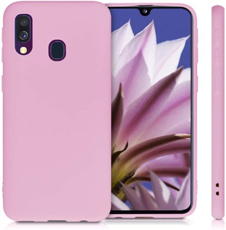 ShieldCase® Shieldcase silicone case Samsung Galaxy A40 (roze)