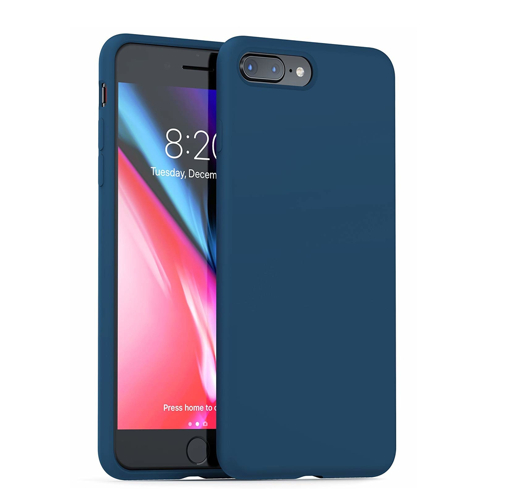 ShieldCase® Shieldcase Silicone case iPhone 8 Plus / 7 Plus (blauw)