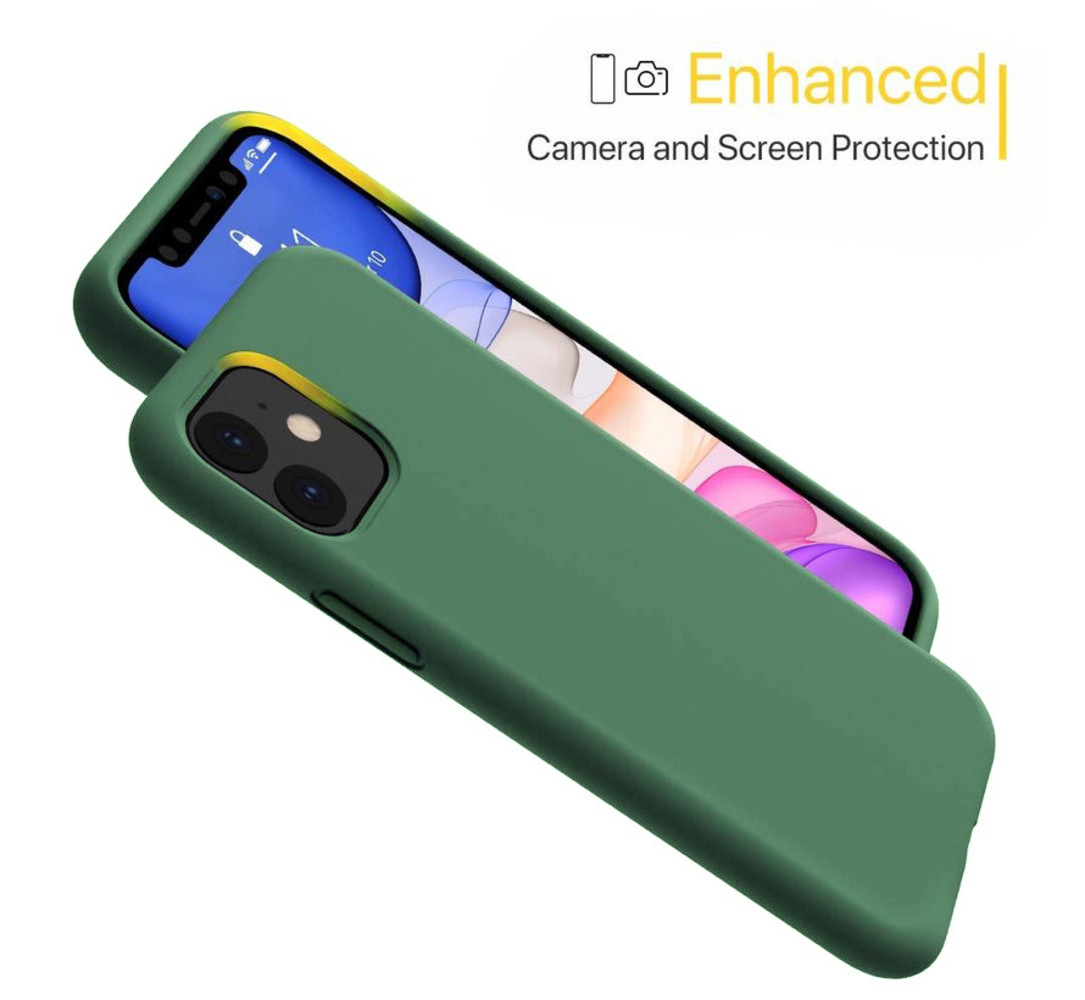 ShieldCase® ShieldCase Silicone case iPhone 11 (groen)
