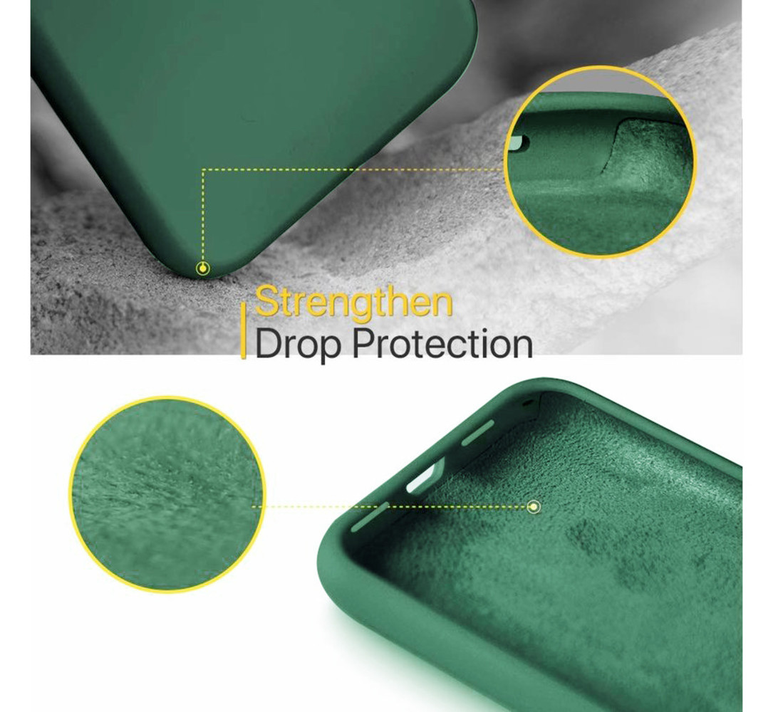 ShieldCase® ShieldCase Silicone case iPhone 11 (groen)