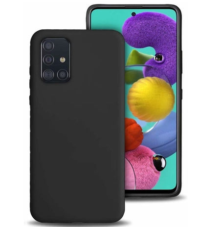 ShieldCase® Shieldcase siliconen hoesje Samsung Galaxy A51 (zwart)