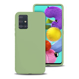 ShieldCase® Siliconen hoesje Samsung Galaxy A51 (lichtgroen)
