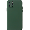 ShieldCase® Shieldcase Siliconen hoesje met camera bescherming iPhone 11 Pro Max (donkergroen)