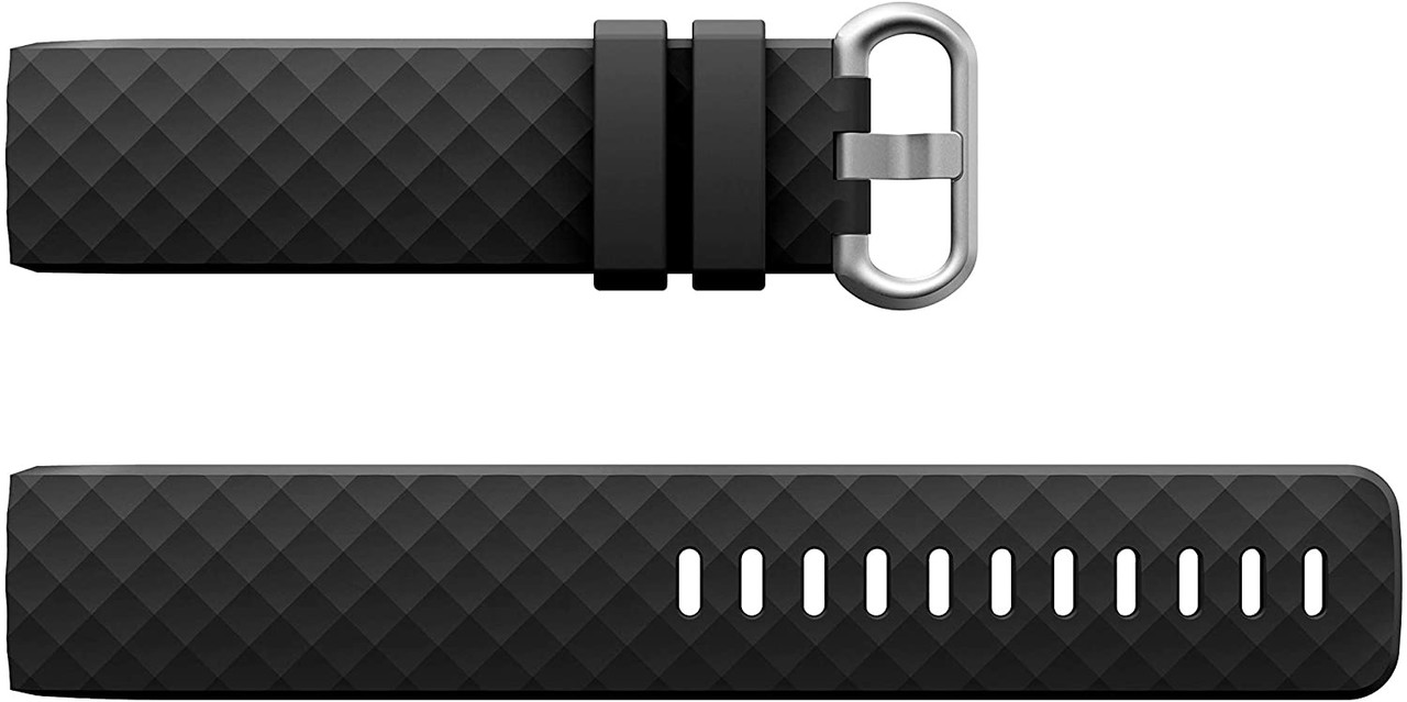 Fitbit Charge 4 silicone band (zwart)