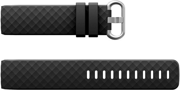 Fitbit Charge 4 silicone band (zwart)