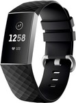 Fitbit Charge 4 silicone band (zwart)