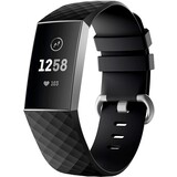 Fitbit Charge 4 silicone band (zwart)