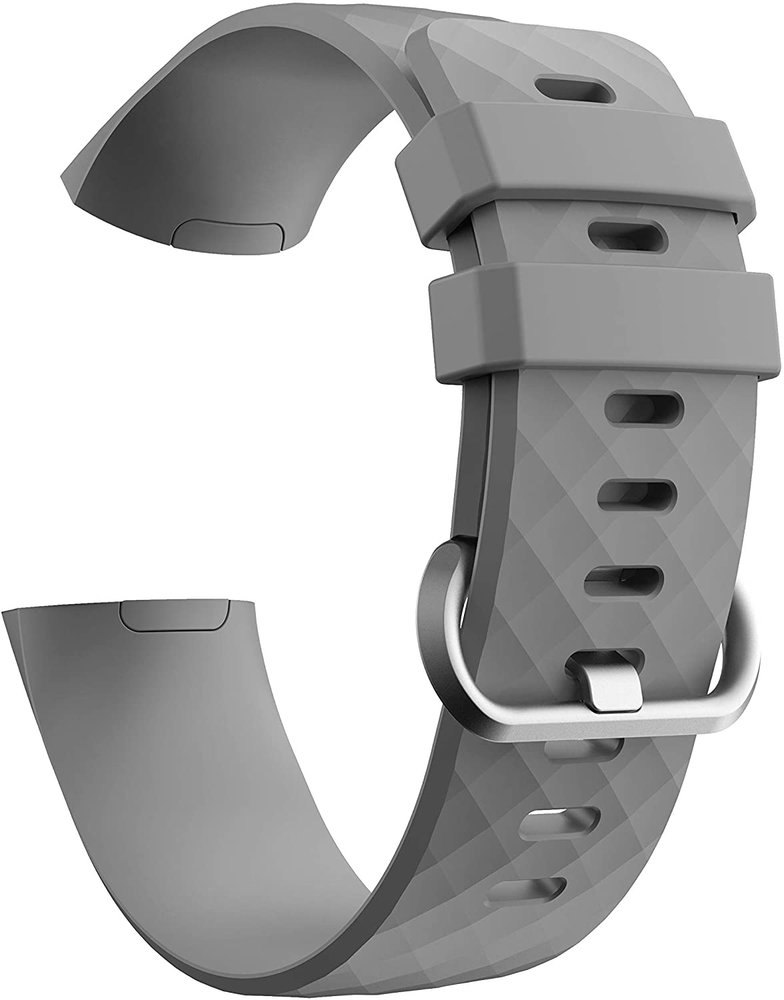Fitbit Charge 4 silicone band (grijs)