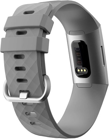 Fitbit Charge 4 silicone band (grijs)
