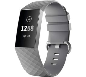 Fitbit Charge 4 silicone band (grijs)