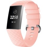Fitbit Charge 4 silicone band (lichtroze)