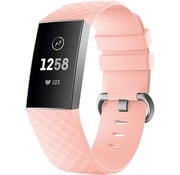 Fitbit Charge 4 silicone band (lichtroze)