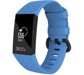 Fitbit Charge 4 silicone band (lichtblauw)