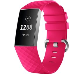 Fitbit Charge 4 silicone band (fel roze)