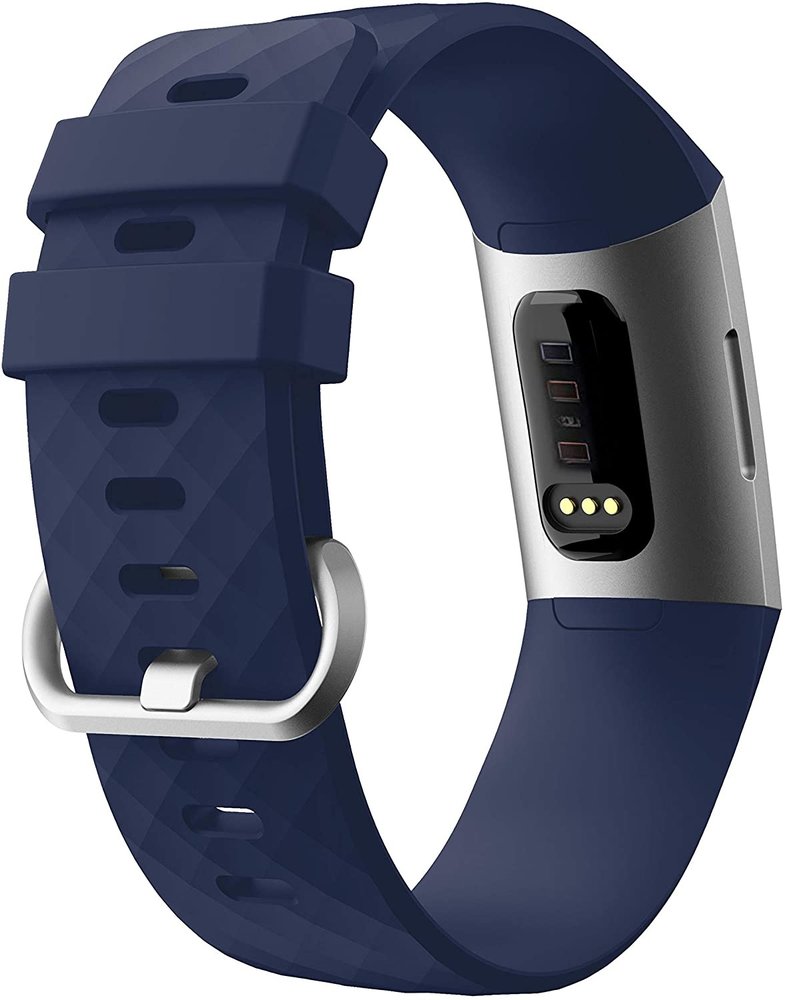 Fitbit Charge 4 silicone band (donkerblauw)