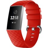 Fitbit Charge 4 silicone band (rood)