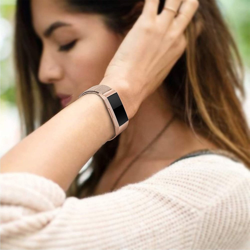 Fitbit Charge 4 Milanese band ros goud Phone Factory