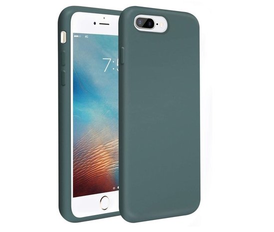 ShieldCase® Shieldcase Silicone case iPhone 8 Plus / 7 Plus (donkergroen)
