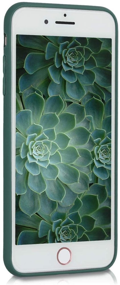 ShieldCase® Shieldcase Siliconen hoesje met camera bescherming iPhone 7 Plus / 8 Plus (donkergroen)