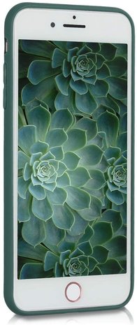 ShieldCase® Shieldcase Siliconen hoesje met camera bescherming iPhone 7 Plus / 8 Plus (donkergroen)