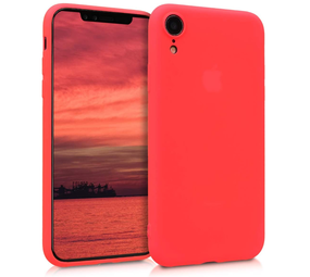 ShieldCase® Siliconen hoesje met camera bescherming iPhone Xr (rood)