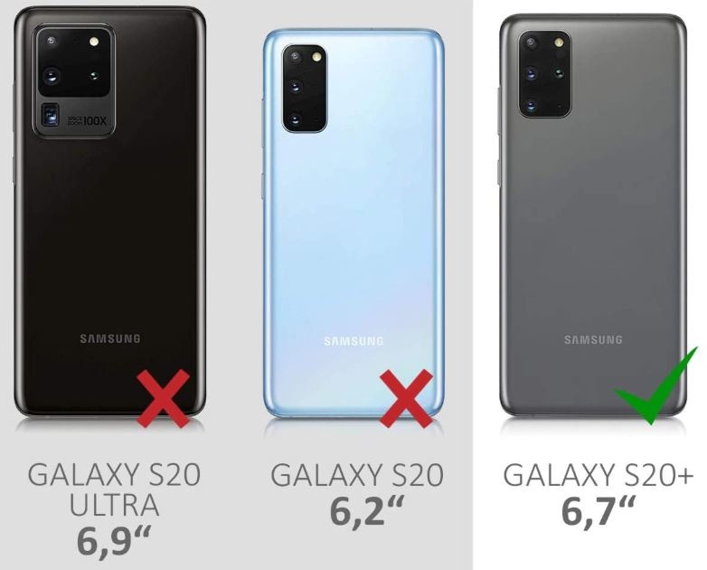 Screenprotector Samsung Galaxy S20 Plus maten