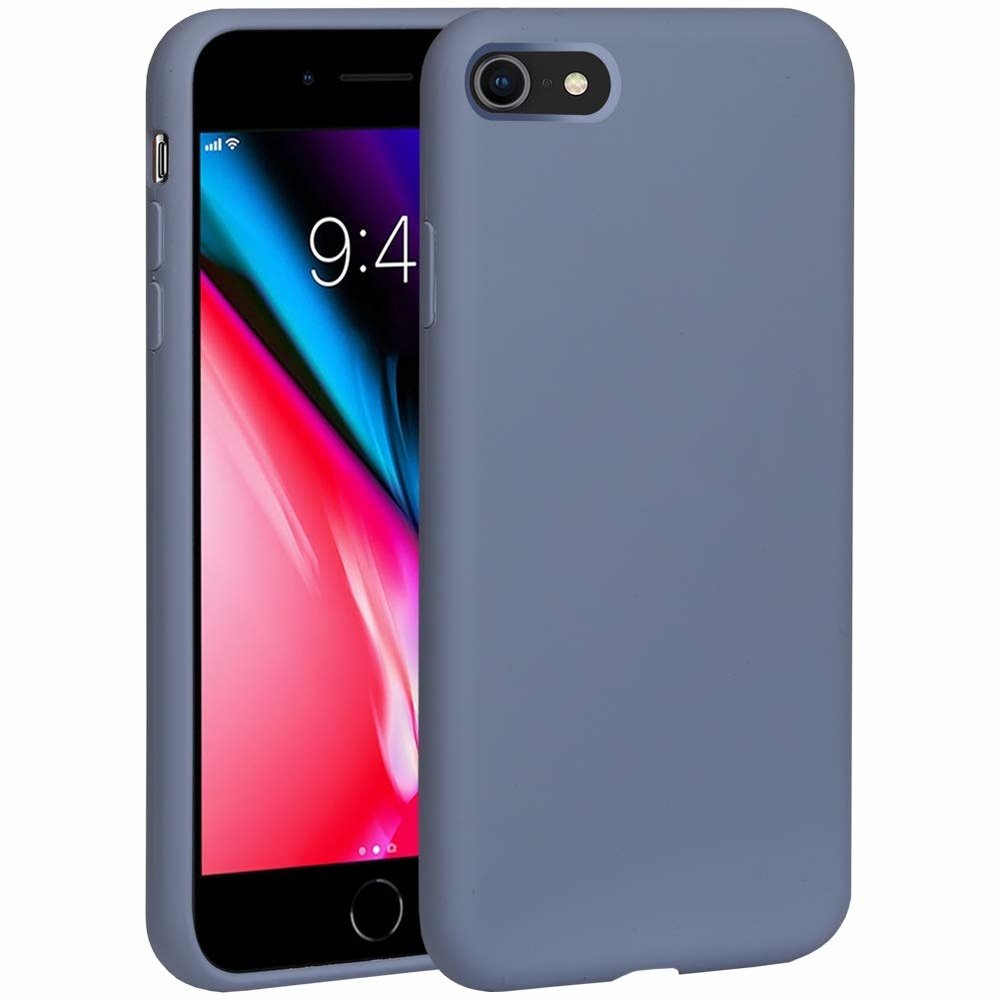 ShieldCase® Shieldcase Silicone case iPhone SE 2020 (lavendel grijs)