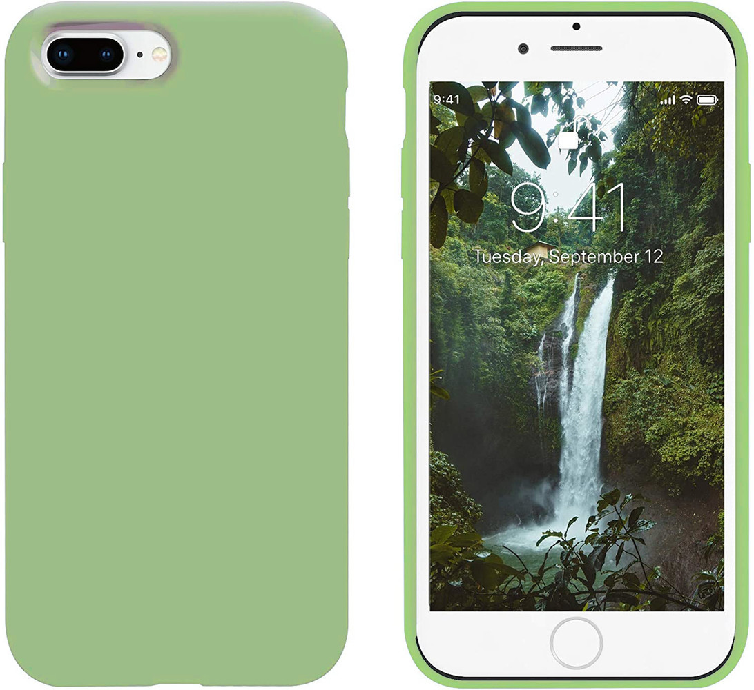 ShieldCase® Shieldcase Silicone case iPhone 8 Plus / 7 Plus (lichtgroen)