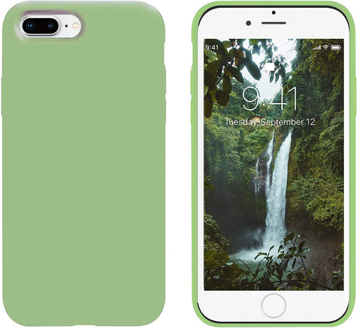 ShieldCase® Shieldcase Silicone case iPhone 8 Plus / 7 Plus (lichtgroen)