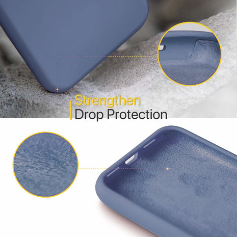 ShieldCase® ShieldCase Silicone case iPhone 11 (lavendel grijs)