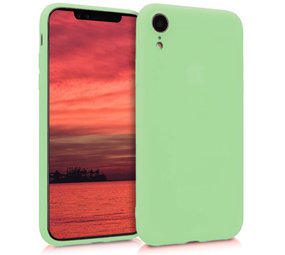 ShieldCase® Siliconen hoesje met camera bescherming iPhone Xr (lichtgroen)