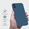ShieldCase® Shieldcase Silicone case iPhone X (donkerblauw)