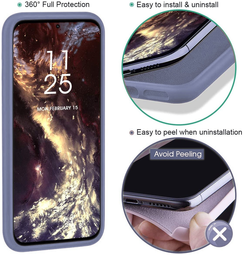 ShieldCase® Shieldcase siliconen hoesje Samsung Galaxy S20 Ultra (lavendel grijs)