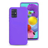 ShieldCase® Silicone case Samsung Galaxy A71 (donkerpaars)