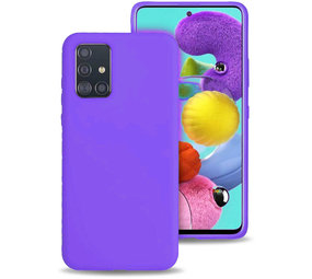 ShieldCase® Silicone case Samsung Galaxy A71 (donkerpaars)
