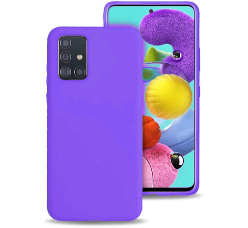 ShieldCase® Shieldcase silicone case Samsung Galaxy A71 (donkerpaars)